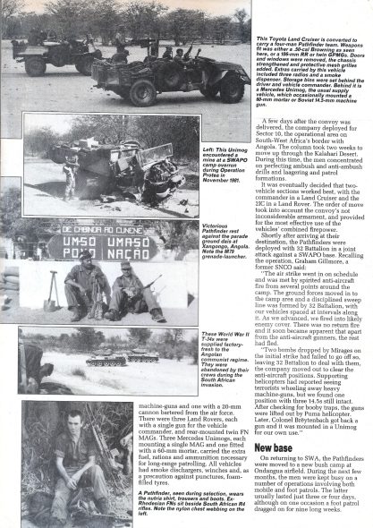 Philistines South Africa's Pathfinder COmpany 1980-1982